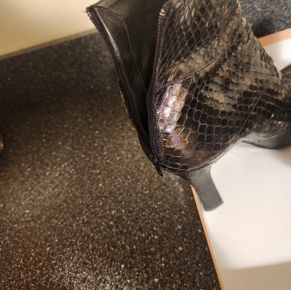 BALLY Python Snake Boots - Picture 4 of 9